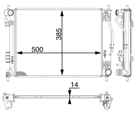 Radiator - MAHLE