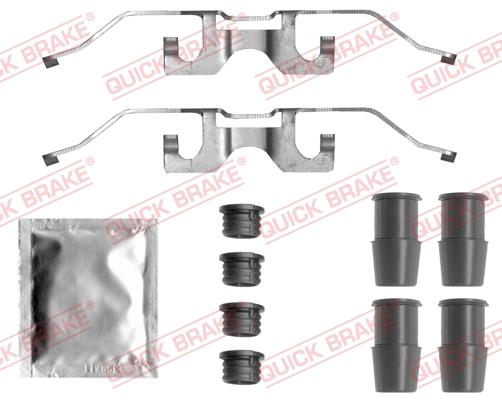 Set de accesorii plăcuțe de frână - QUICK BRAKE
