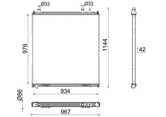 Radiator - MAHLE