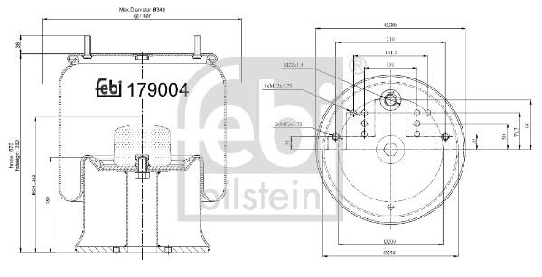 Suspensie pneumatică - FEBI BILSTEIN