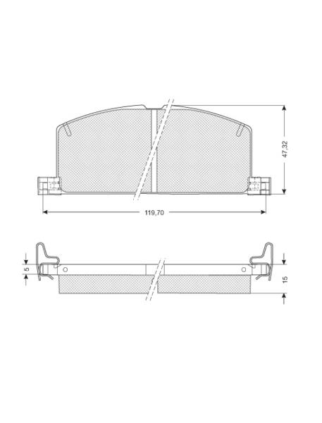 Placute de frana - STARLINE