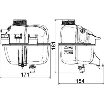 Vas de expansiune lichid de răcire - MAHLE