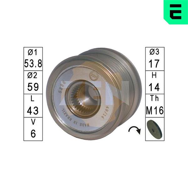 Rolie de rulare a alternatorului - ERA