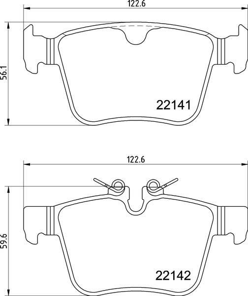 Placute de frana - BREMBO