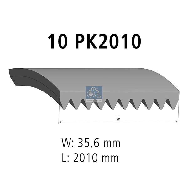 Curea cu caneluri - DT SPARE PARTS