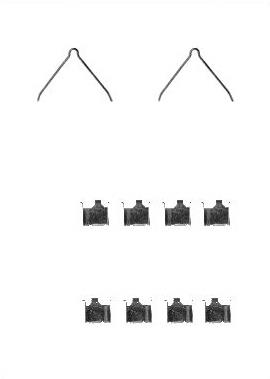 Set de accesorii plăcuțe de frână - STARLINE