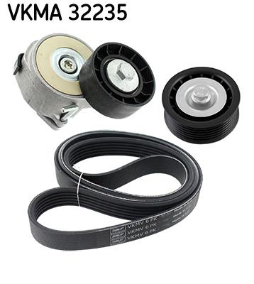 Set curea trapezoidale cu nervuri - SKF
