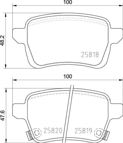 Placute de frana - BREMBO
