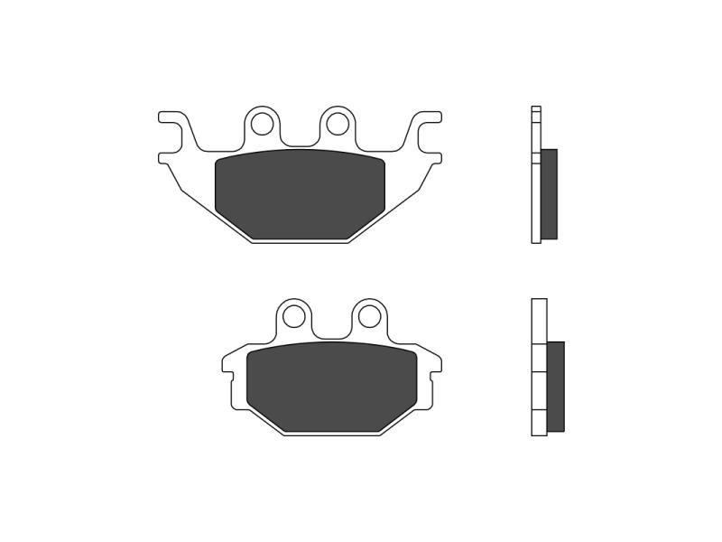 Placute de frana - BREMBO
