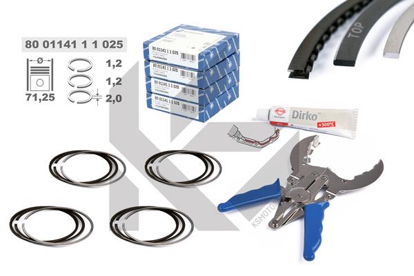 Kit de segmente piston - ET ENGINETEAM