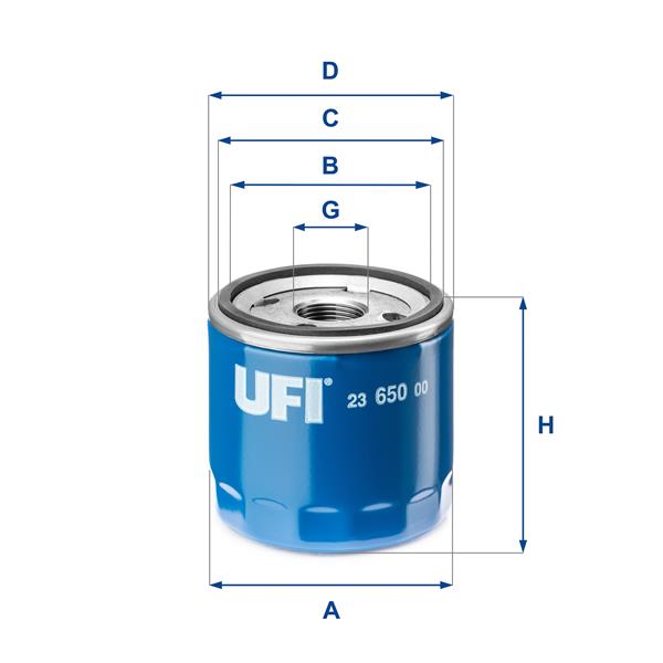 Filtru de ulei - UFI