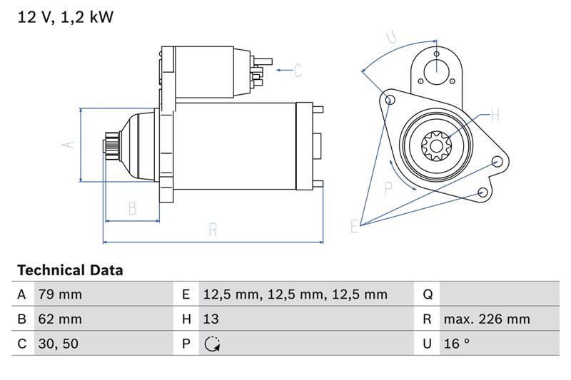 Starter - BOSCH