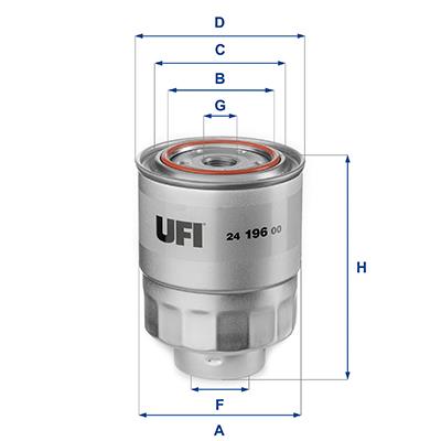 Filtru de combustibil - UFI