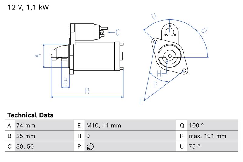 Starter - BOSCH