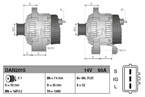 Alternator - DENSO