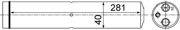 Filtru uscator - MAHLE