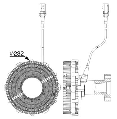 Ambreiaj ventilator - MAHLE
