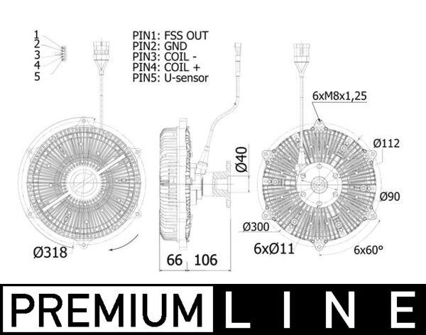 Ambreiaj ventilator - MAHLE