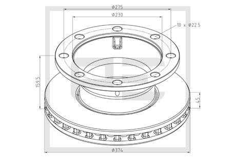 Disc de frana - PE Automotive