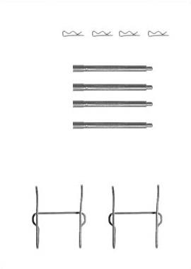 Set de accesorii plăcuțe de frână - STARLINE