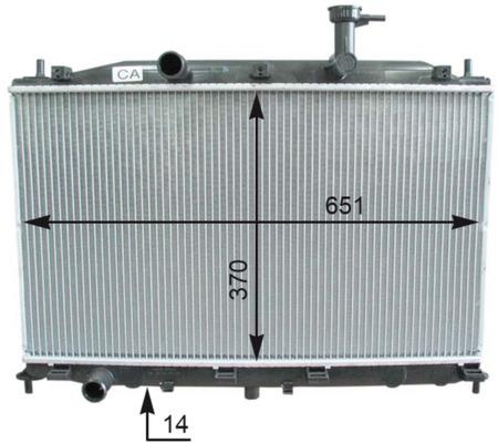 Radiator - MAHLE