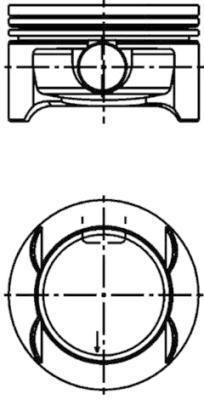 Piston - KOLBENSCHMIDT