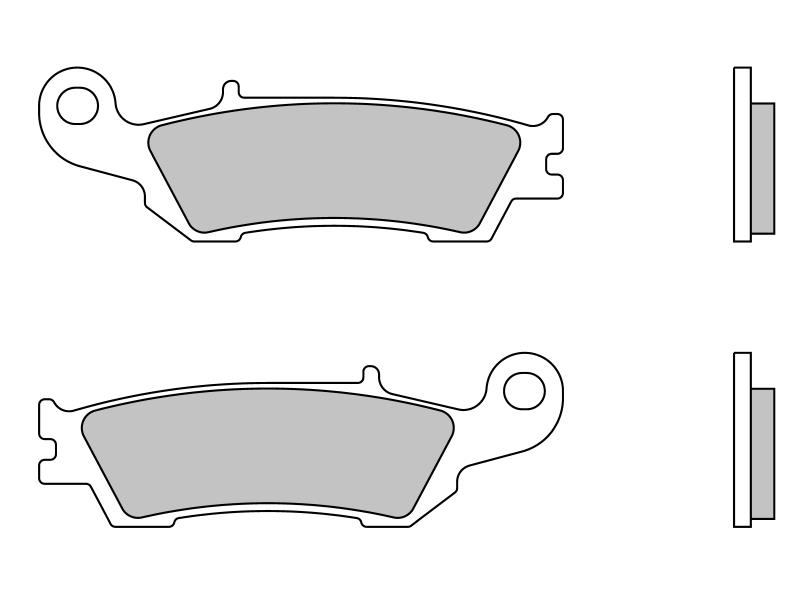 Placute de frana - BREMBO