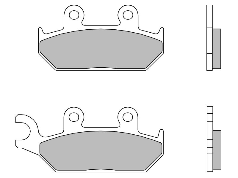 Placute de frana - BREMBO