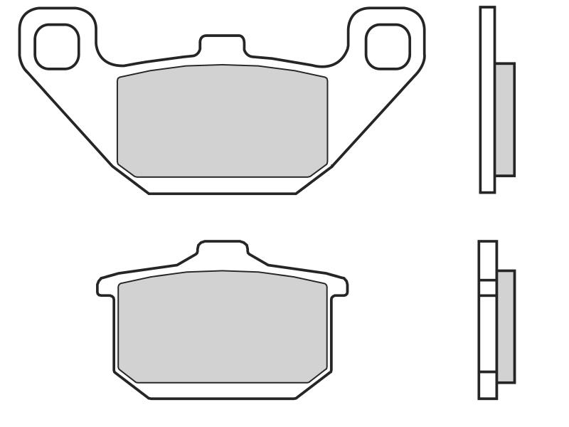 Placute de frana - BREMBO