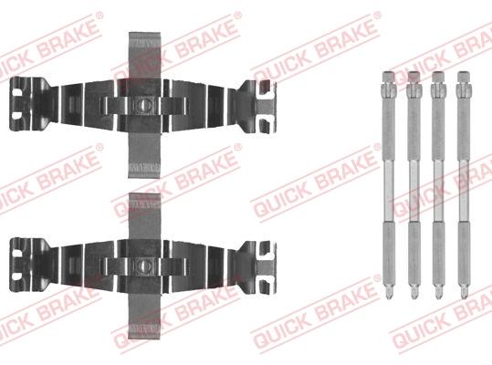 Set de accesorii plăcuțe de frână - QUICK BRAKE