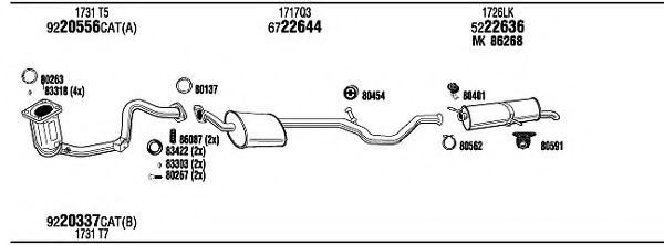 Placute de frana - BREMBO