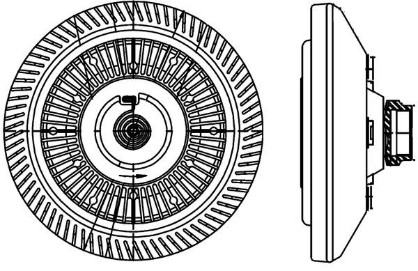Ambreiaj ventilator - MAHLE