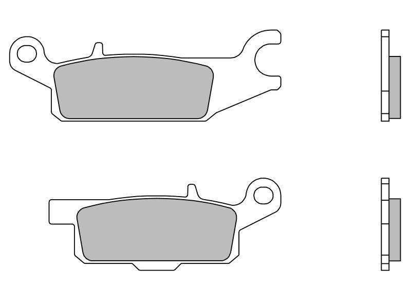 Placute de frana - BREMBO