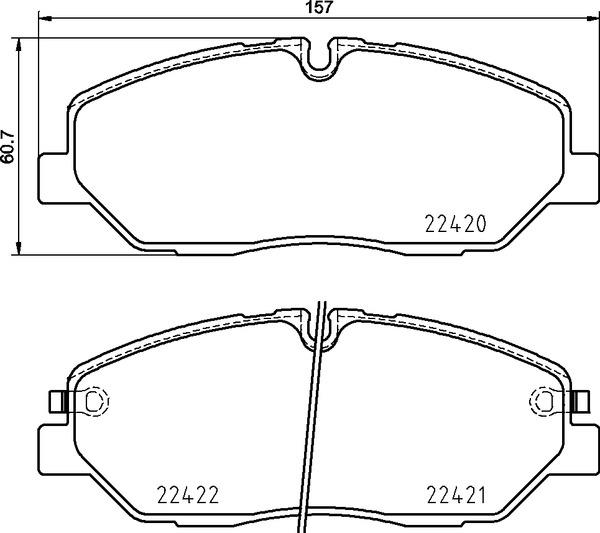 Placute de frana - BREMBO
