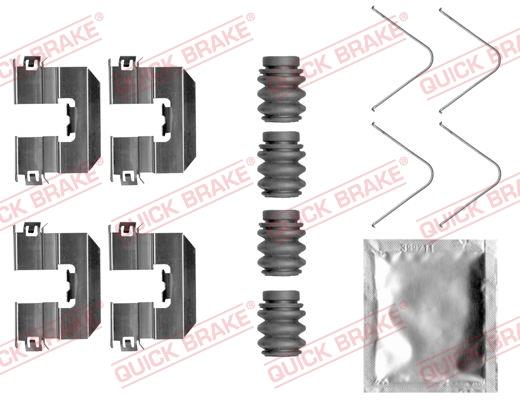 Set de accesorii plăcuțe de frână - QUICK BRAKE