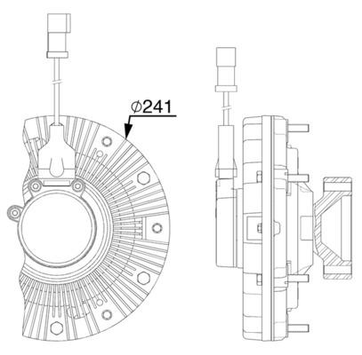 Ambreiaj ventilator - MAHLE