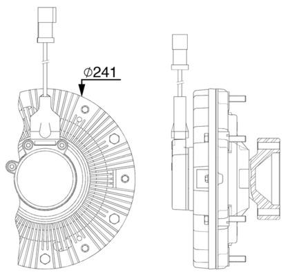 Ambreiaj ventilator - MAHLE