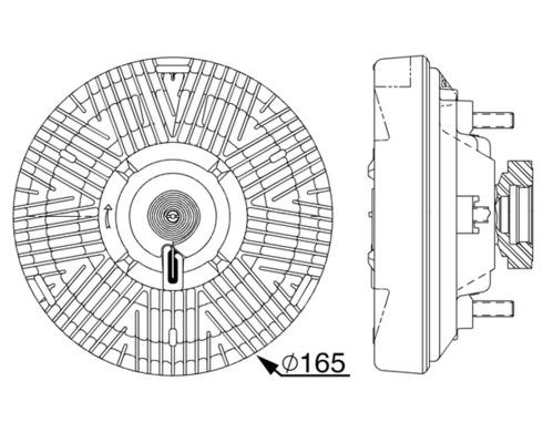 Ambreiaj ventilator - MAHLE