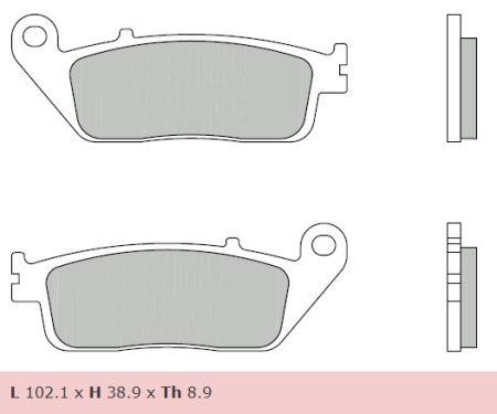 Placute de frana - BREMBO