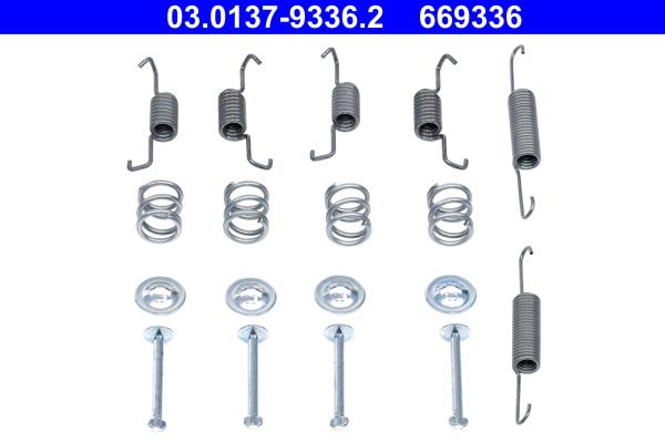 Set de accesorii saboți de frână - ATE