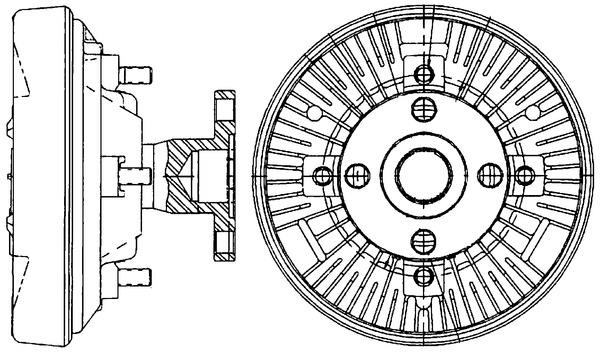 Ambreiaj ventilator - MAHLE