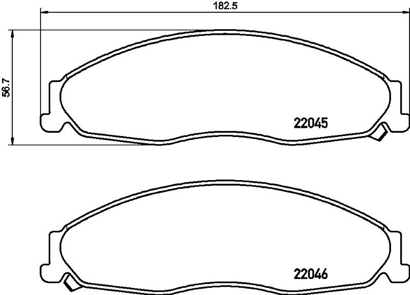 Placute de frana - BREMBO