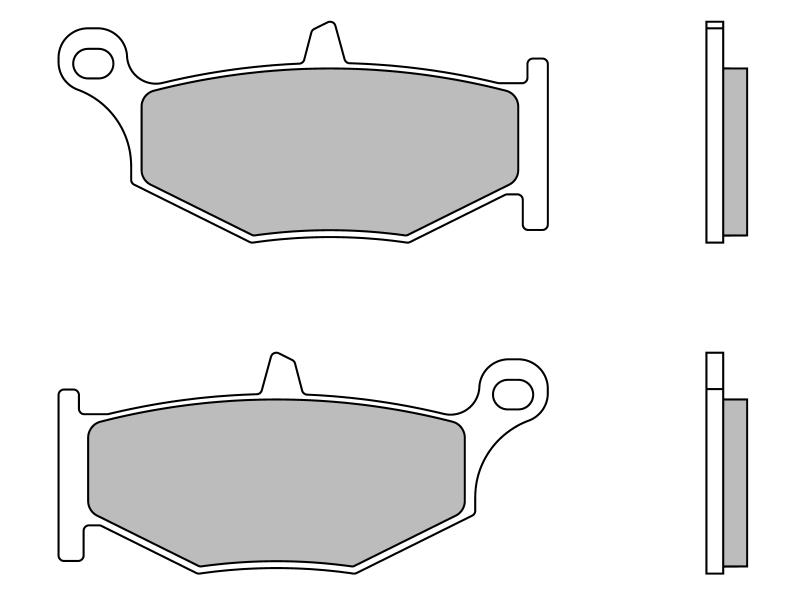 Placute de frana - BREMBO