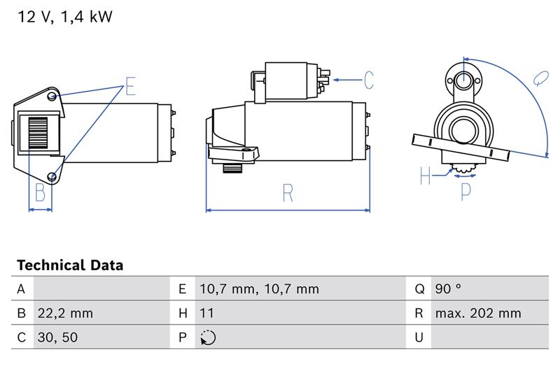 Starter - BOSCH