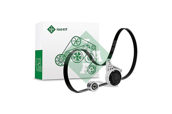 Set curea trapezoidale cu nervuri - INA