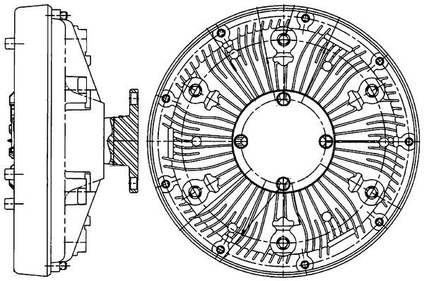 Ambreiaj ventilator - MAHLE