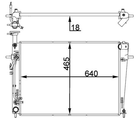Radiator - MAHLE