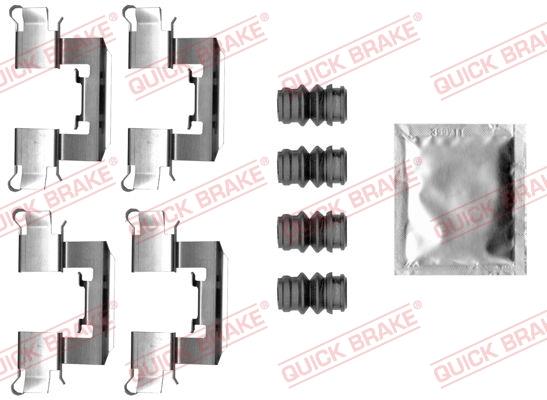 Set de accesorii plăcuțe de frână - QUICK BRAKE