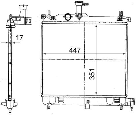 Radiator - MAHLE