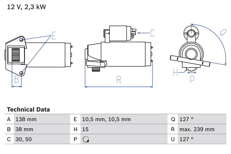 Starter - BOSCH